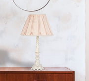 Lampshade with fabric cover and decorated base - Vitrine Furniture - Lighting