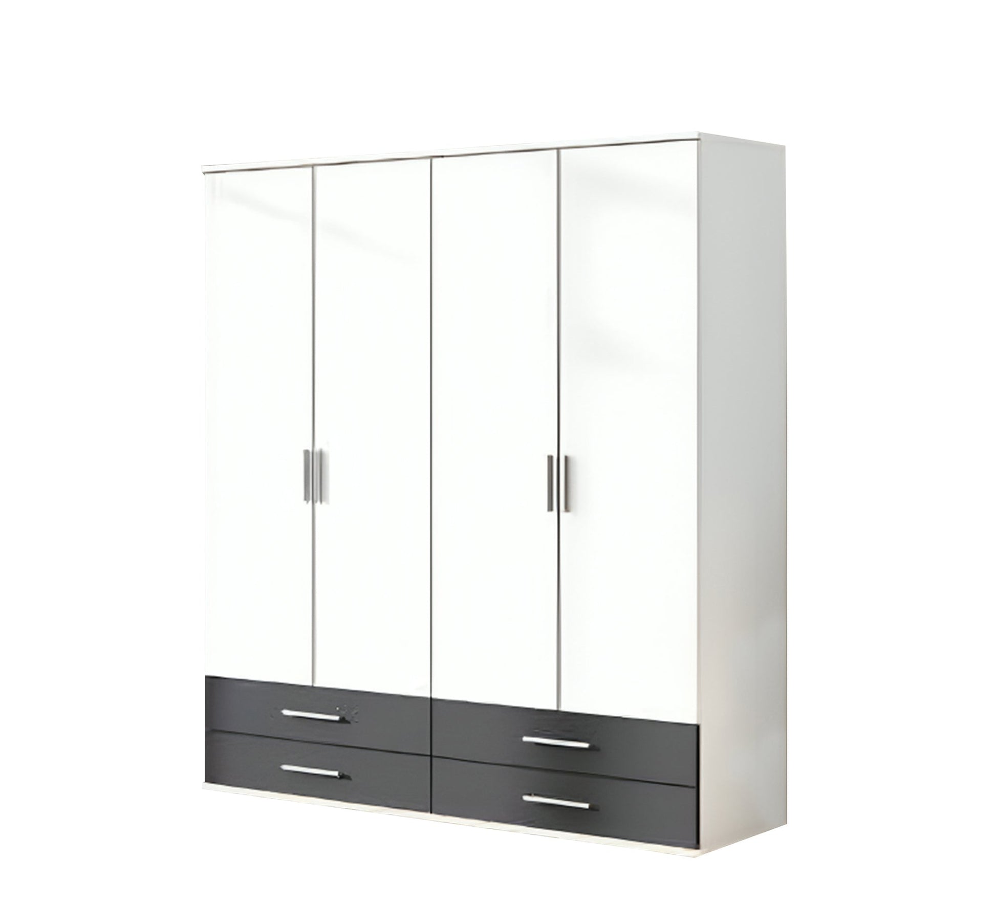 Large Black & White Wardrobes Modern Storage - Vitrine Furniture - Furniture