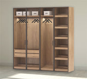large cupboard with honey glass leaf door - Vitrine Furniture - Furniture
