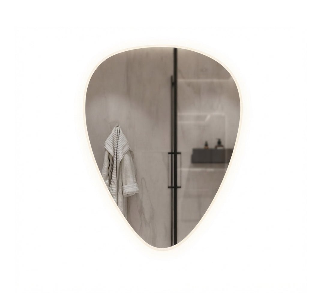 Large pebble mirror with backlighting - Vitrine Furniture - Mirrors
