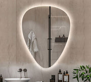 Large pebble mirror with backlighting - Vitrine Furniture - Mirrors