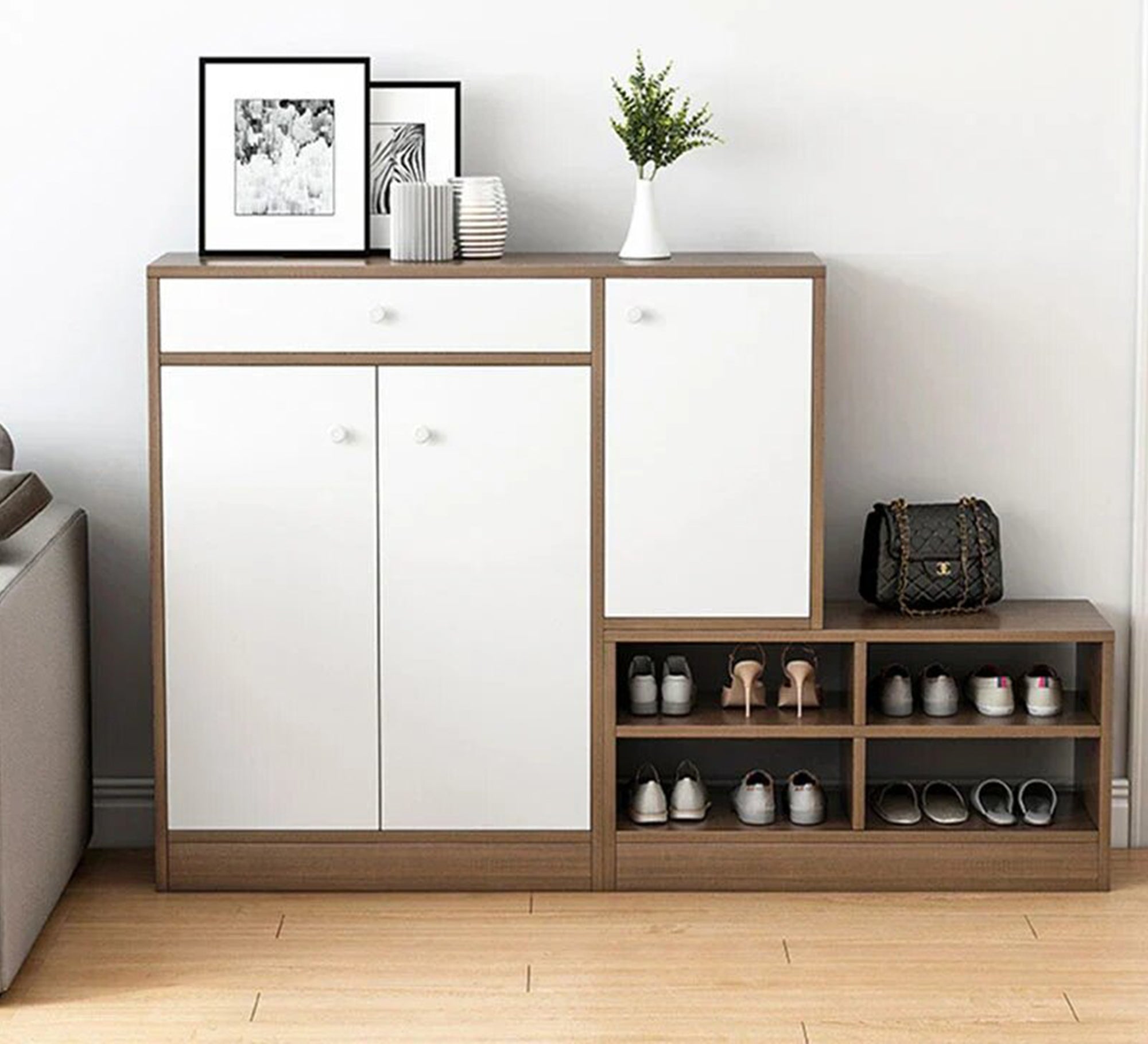 Large shoe rack with extra units - Vitrine Furniture - Furniture