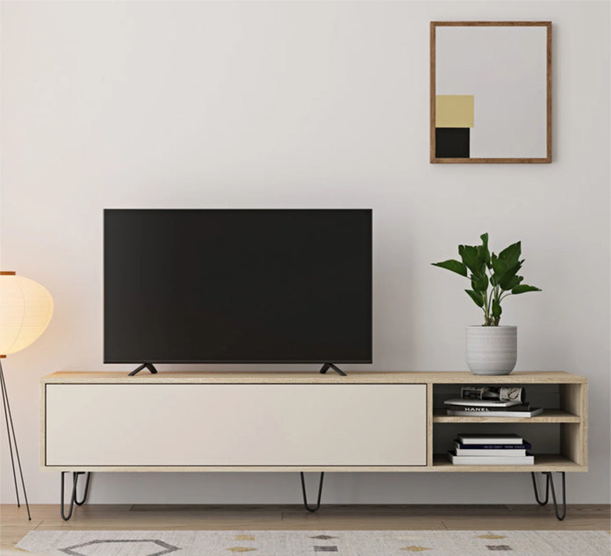 Large single door tv table - Vitrine Furniture - Furniture