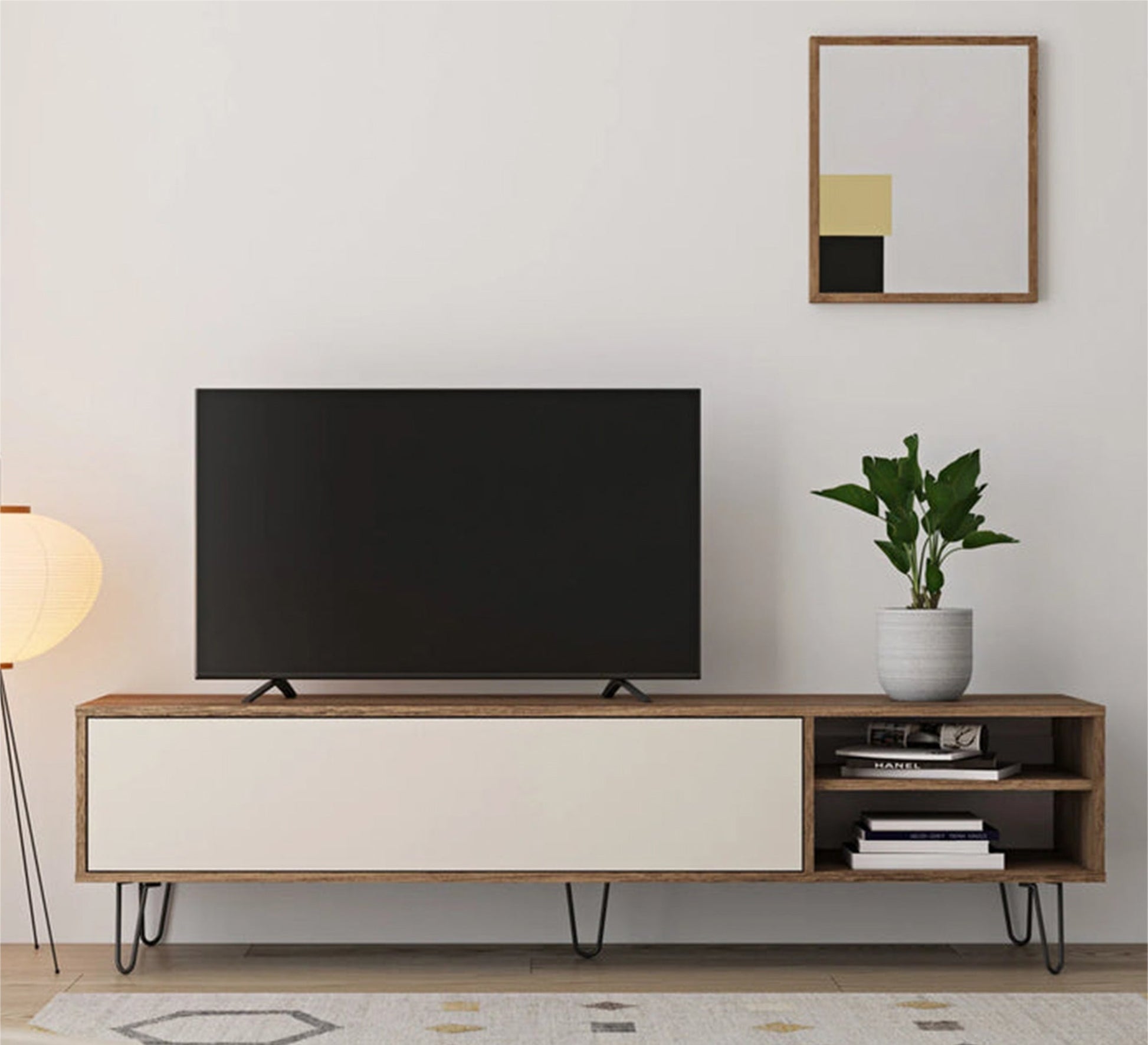 Large single door tv table - Vitrine Furniture - Furniture