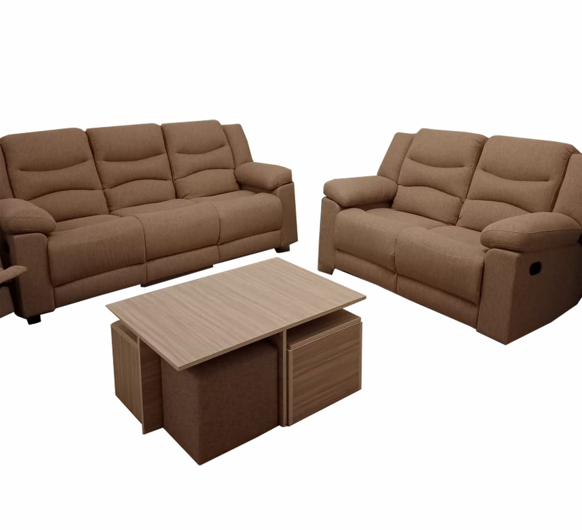 Lazy Boy living room with multiple mechanisms - Vitrine Furniture - Lazyboy Set