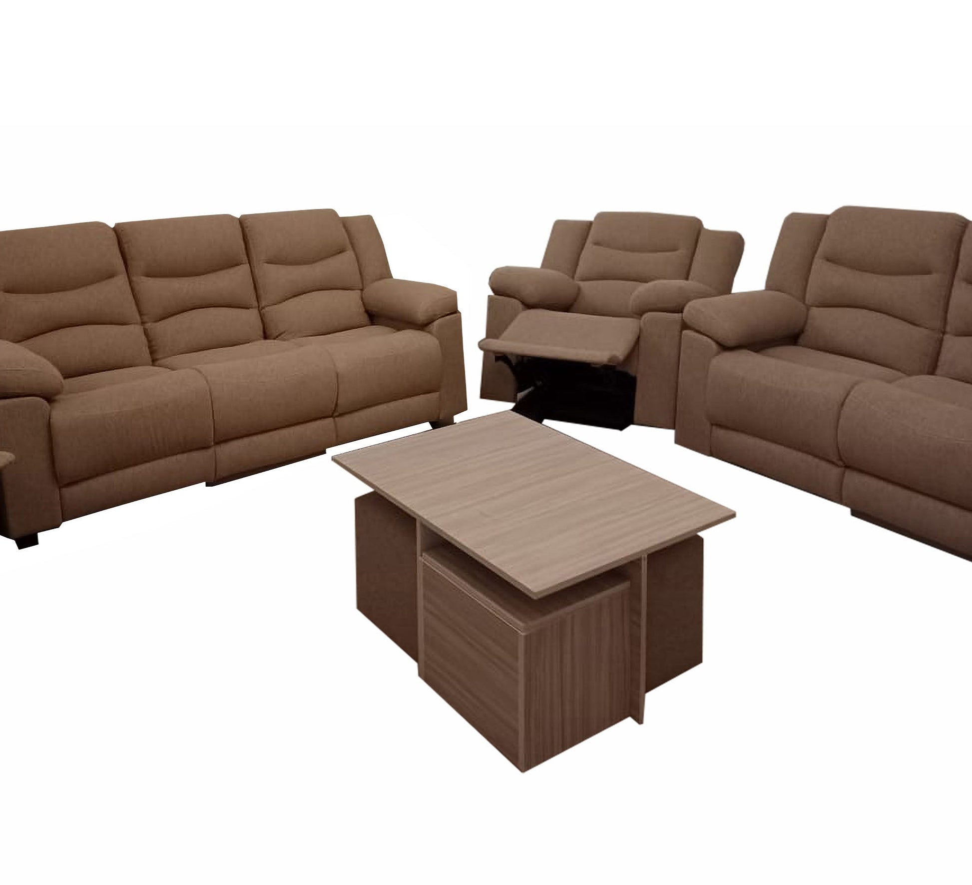 Lazy Boy living room with multiple mechanisms - Vitrine Furniture - Lazyboy Set