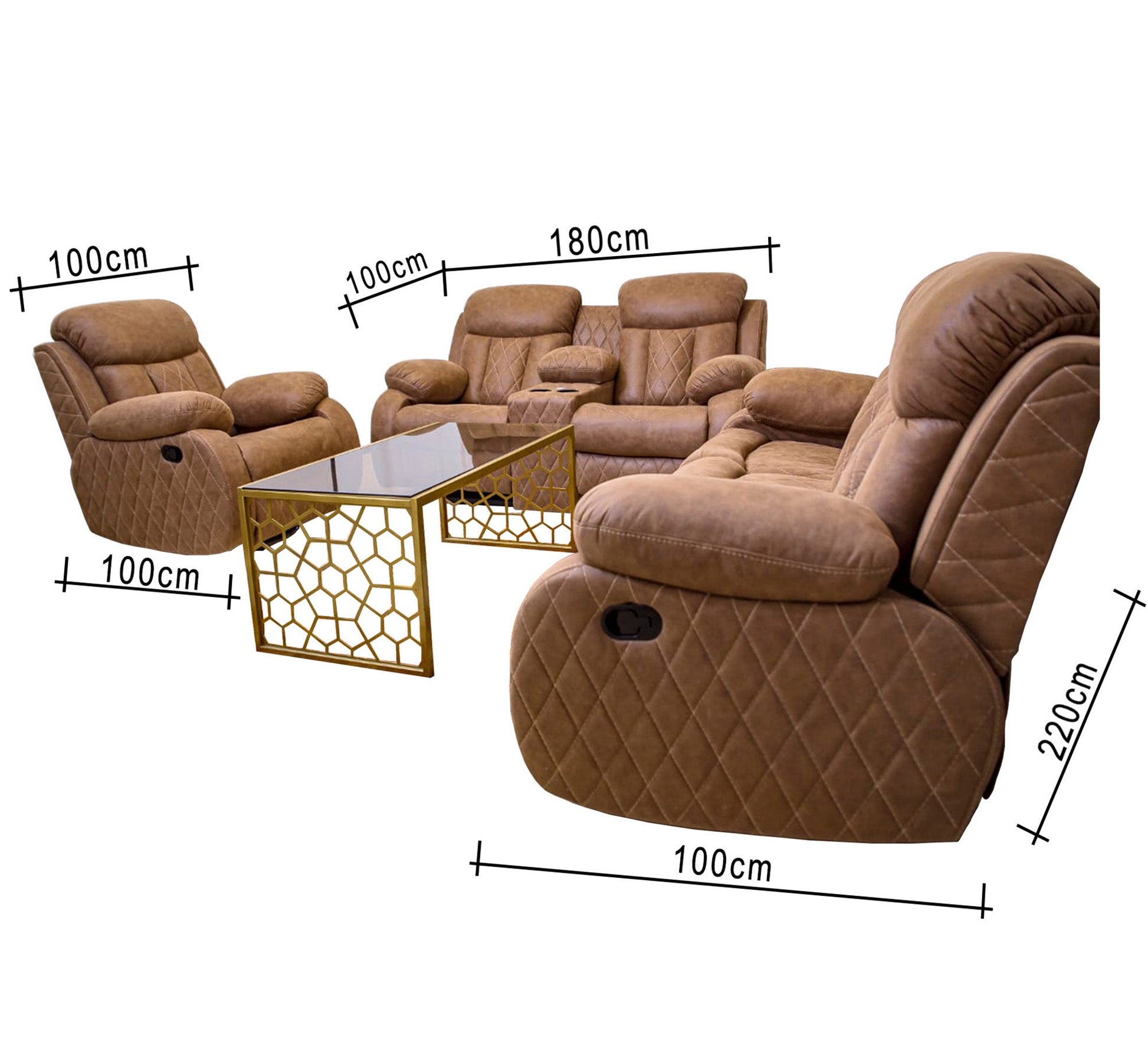 Lazy Boy Set, Ultimate Comfort & Style - Vitrine Furniture - Lazyboy Set