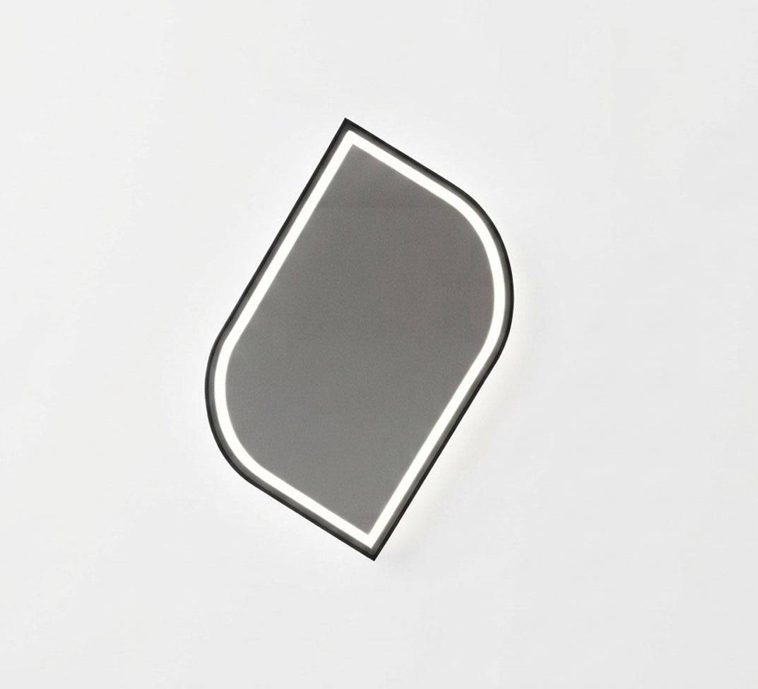 Leaf-shaped mirror with a light frame - Vitrine Furniture - Mirrors