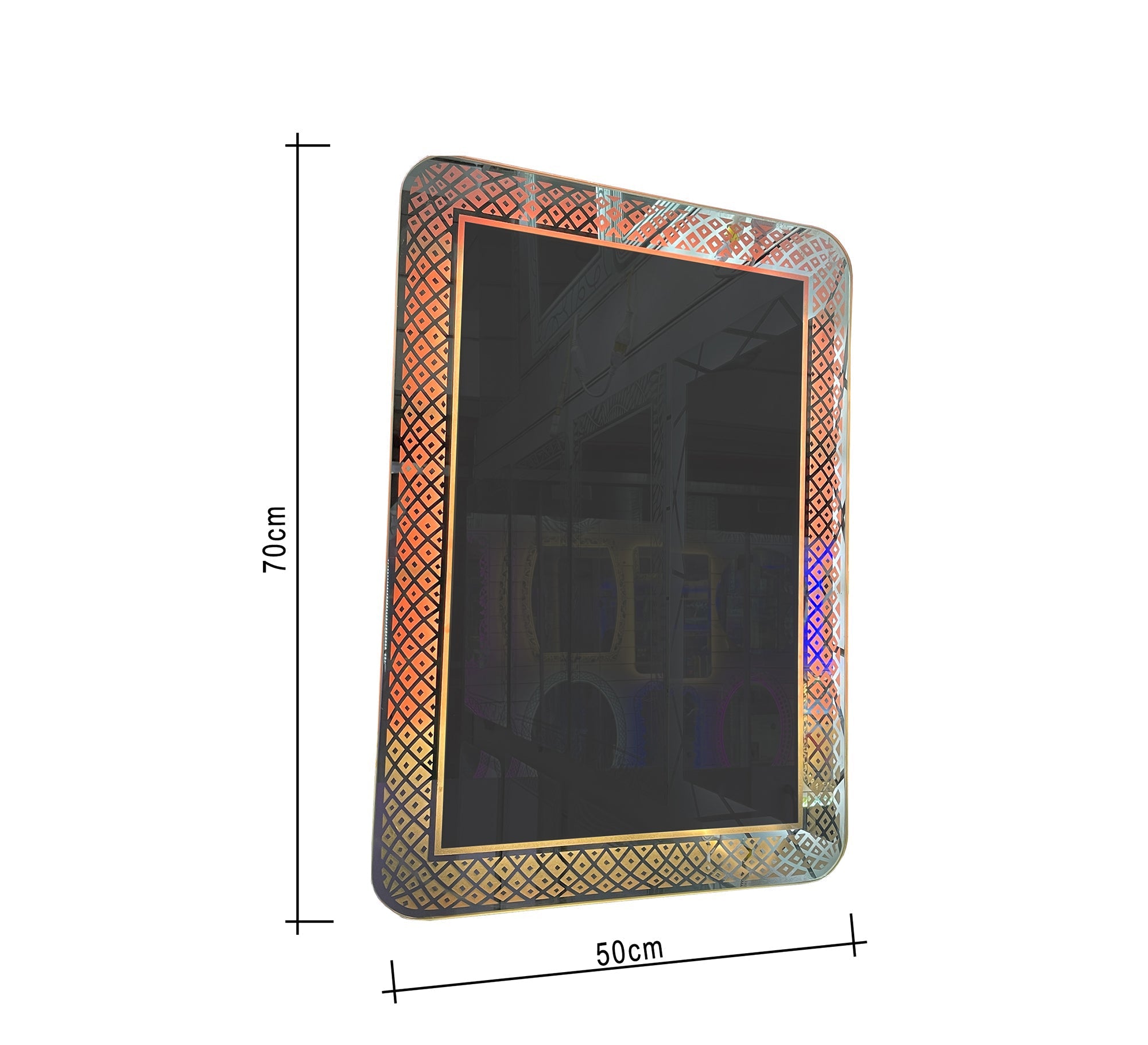 LED Mirror: Stylish, Sleek, Square Reflections - Vitrine Furniture - Mirrors