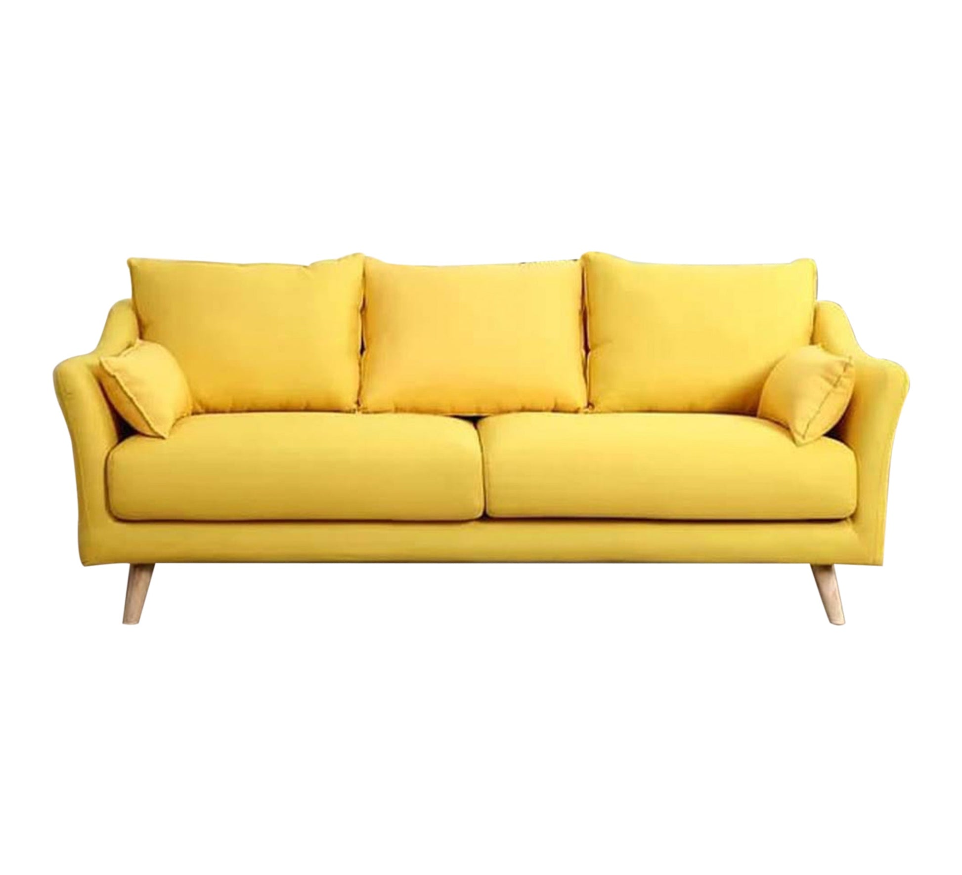 Lemon Yellow Sofa - Vibrant, Stylish, Comfortable - Vitrine Furniture - Furniture