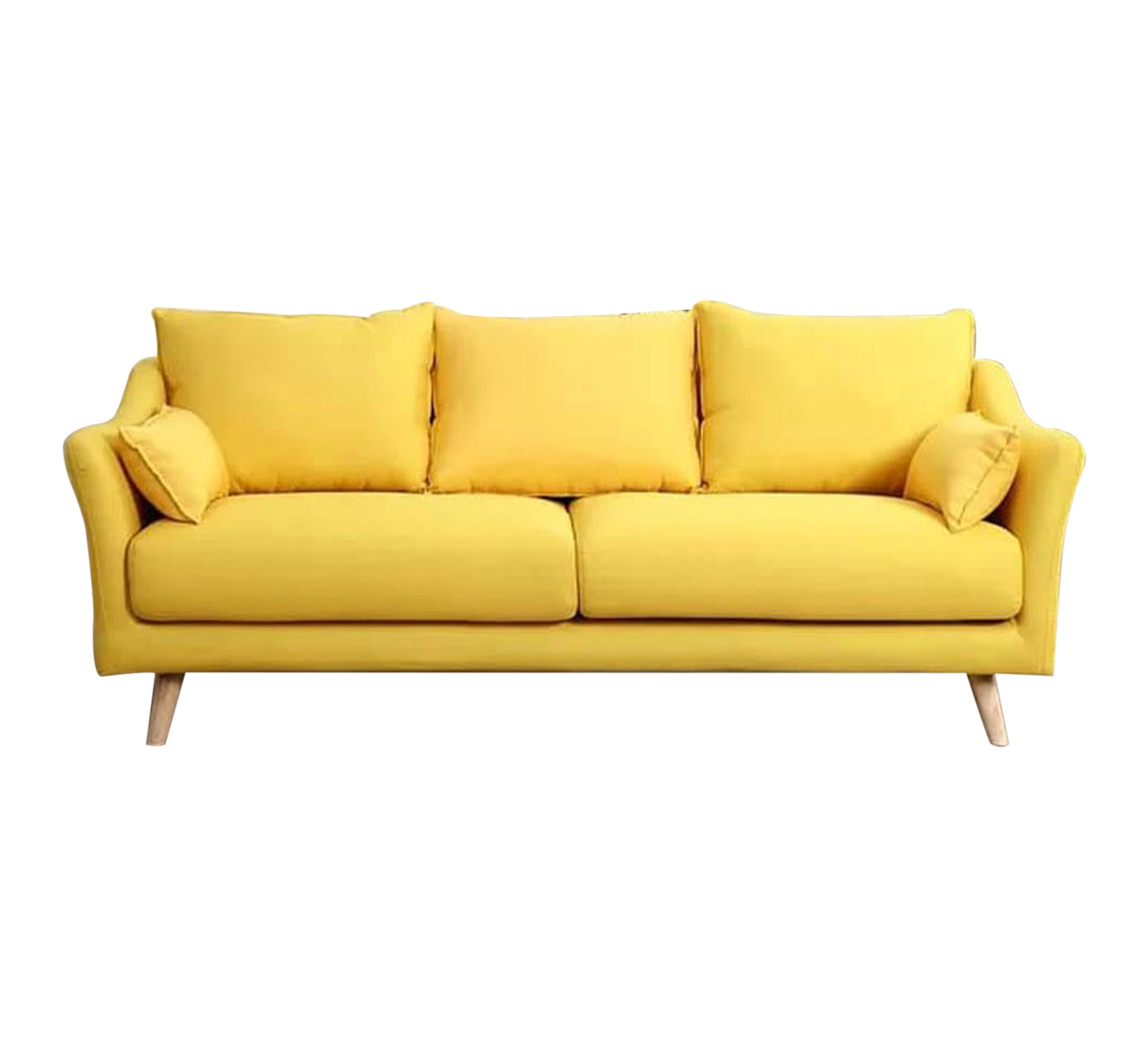 Lemon Yellow Sofa - Vibrant, Stylish, Comfortable - Vitrine Furniture - Furniture