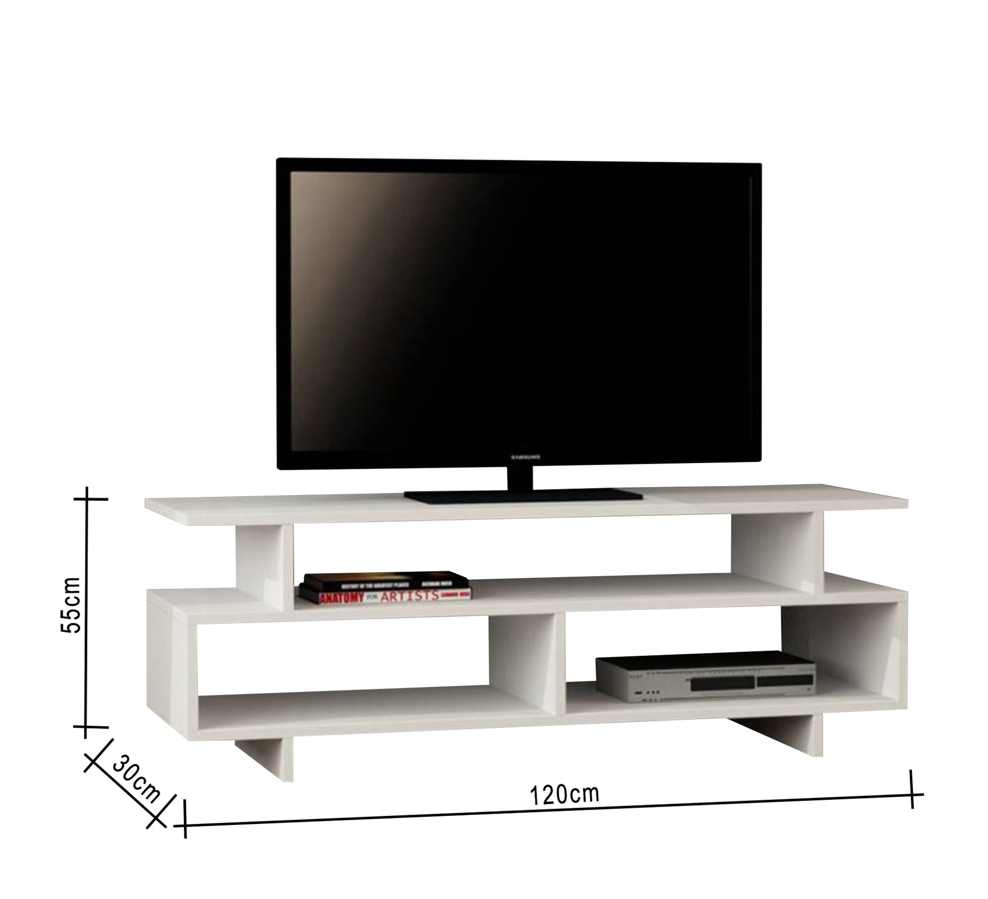 Library TV open shelves - Vitrine Furniture - Furniture