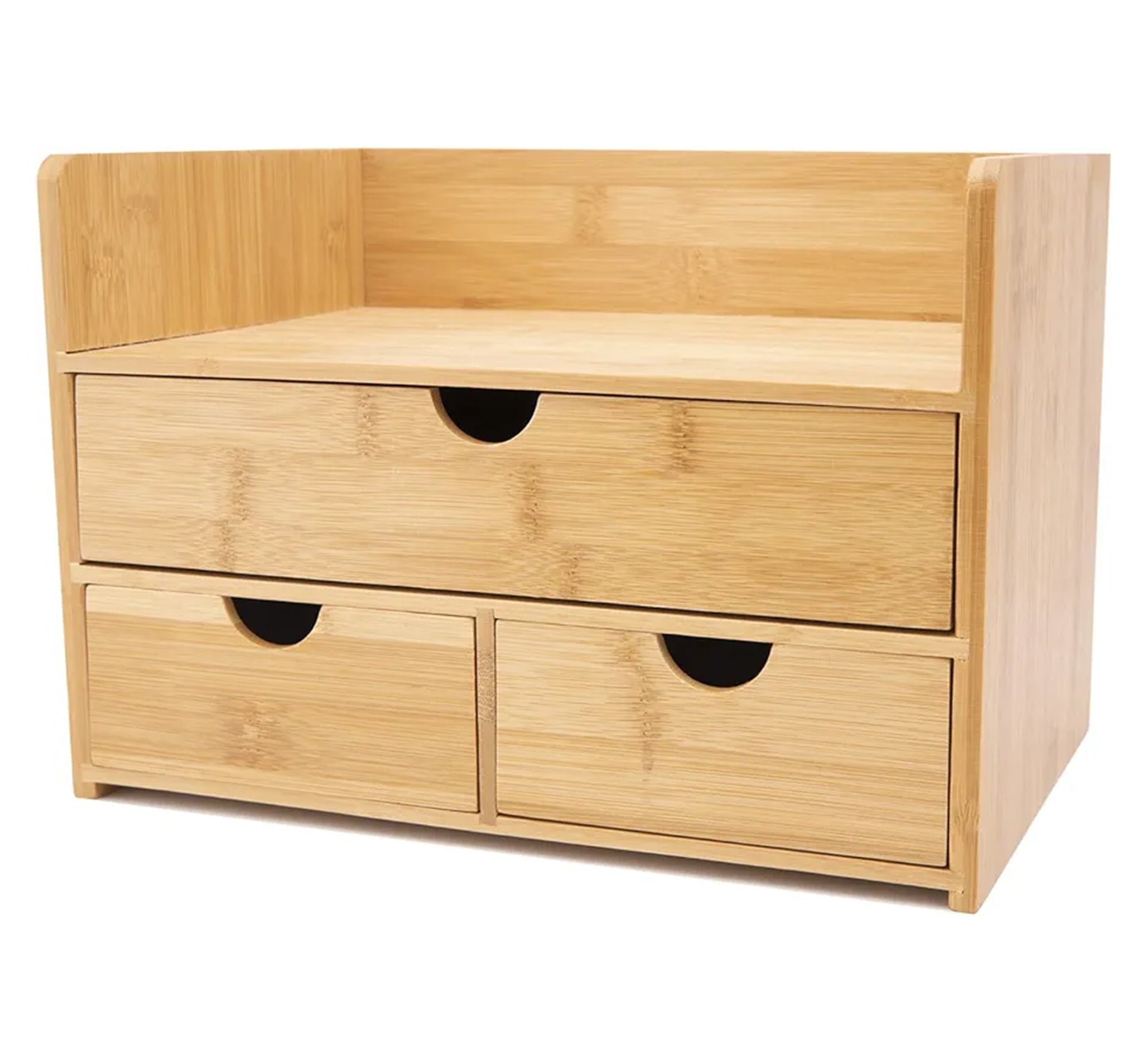 Light beige wooden organizer - Vitrine Furniture - Furniture