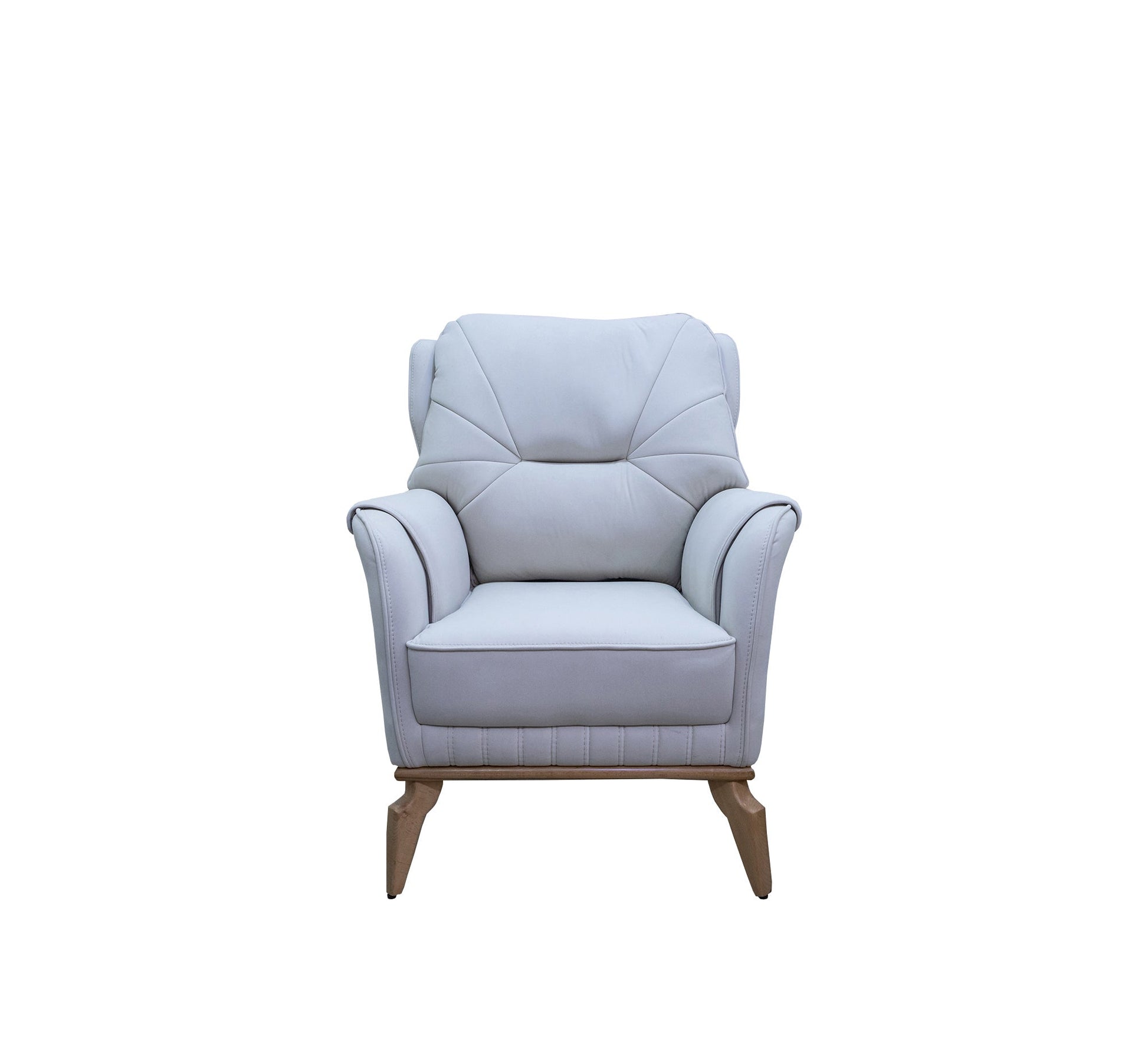 Light Blue Wood Lamp, Elegant and Modern Design - Vitrine Furniture - Living room sets