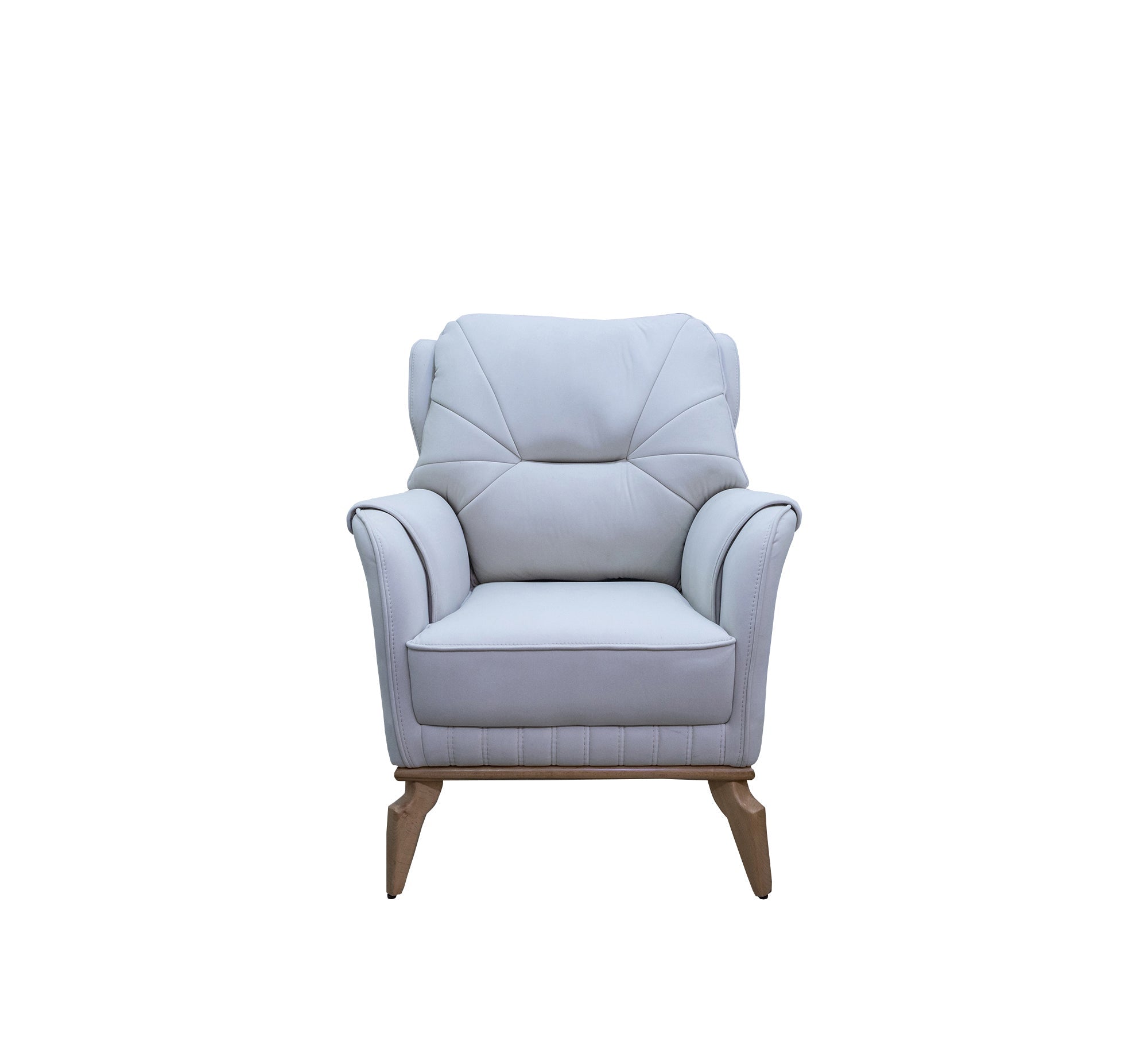 Light Blue Wood Lamp, Elegant and Modern Design - Vitrine Furniture - Living room sets