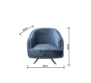 Light Blue Wooden Lamp - Chic, Cozy, Handheld - Vitrine Furniture - Living room sets