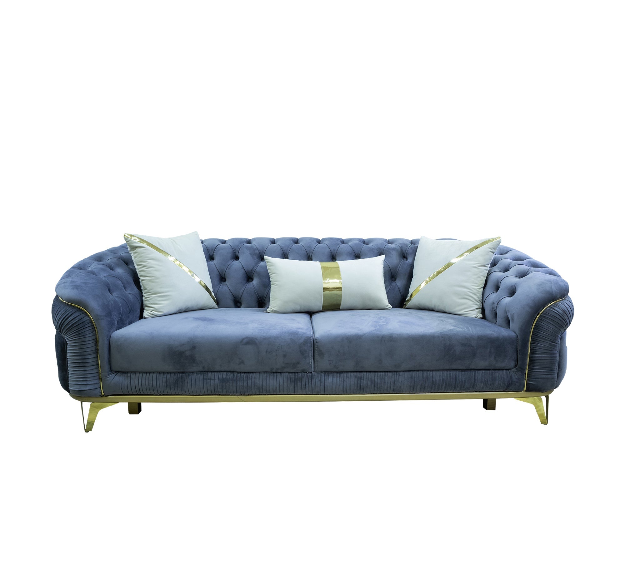 Light Blue Wooden Lamp - Chic, Cozy, Handheld - Vitrine Furniture - Living room sets