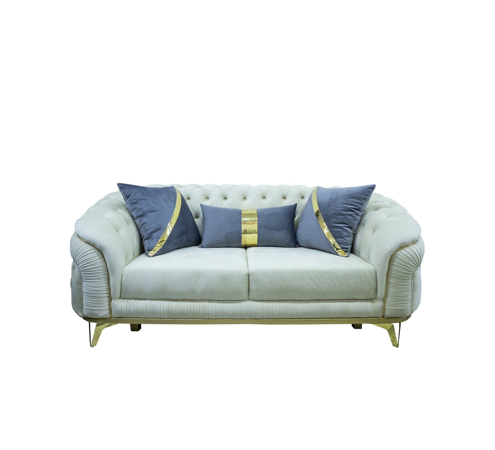 Light Blue Wooden Lamp - Chic, Cozy, Handheld - Vitrine Furniture - Living room sets