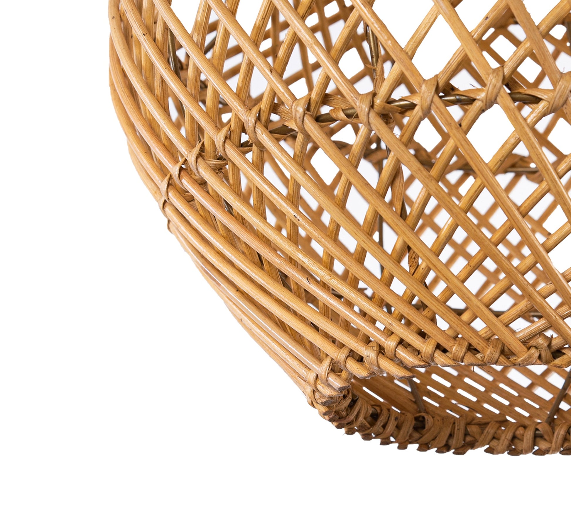 Light brown bamboo pendant light - Vitrine Furniture - Lighting