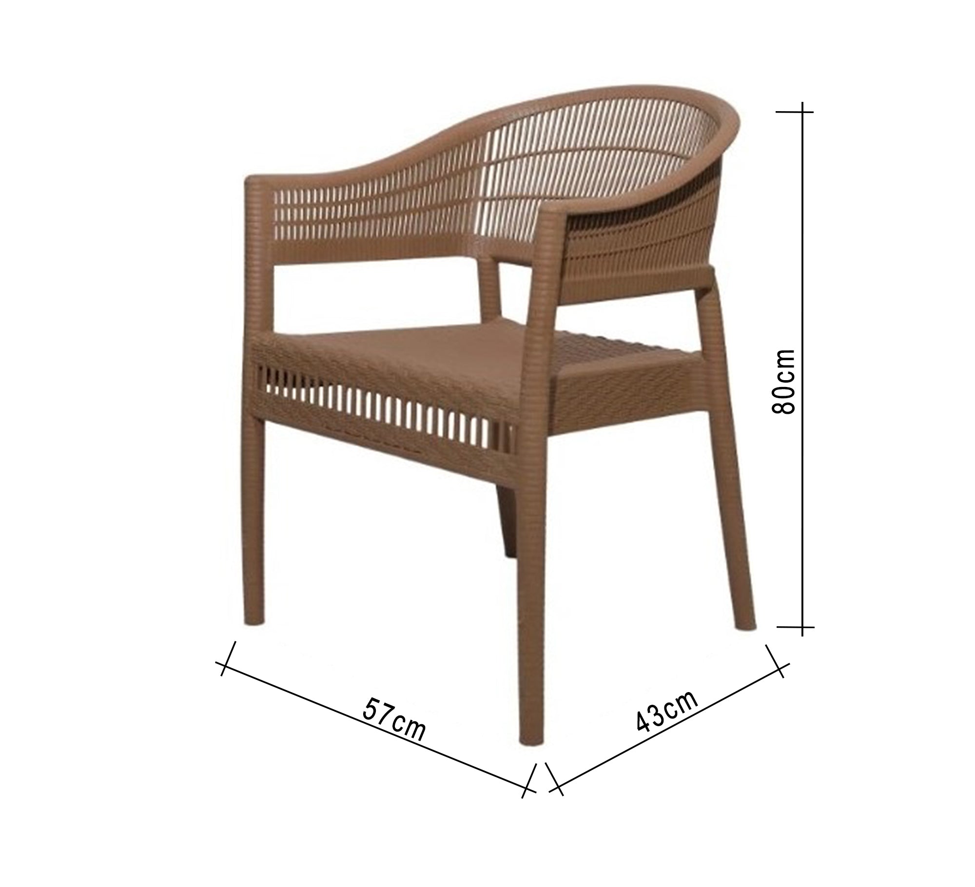 Light brown, comfortable, durable, elegant patio set - Vitrine Furniture - Outdoor Products