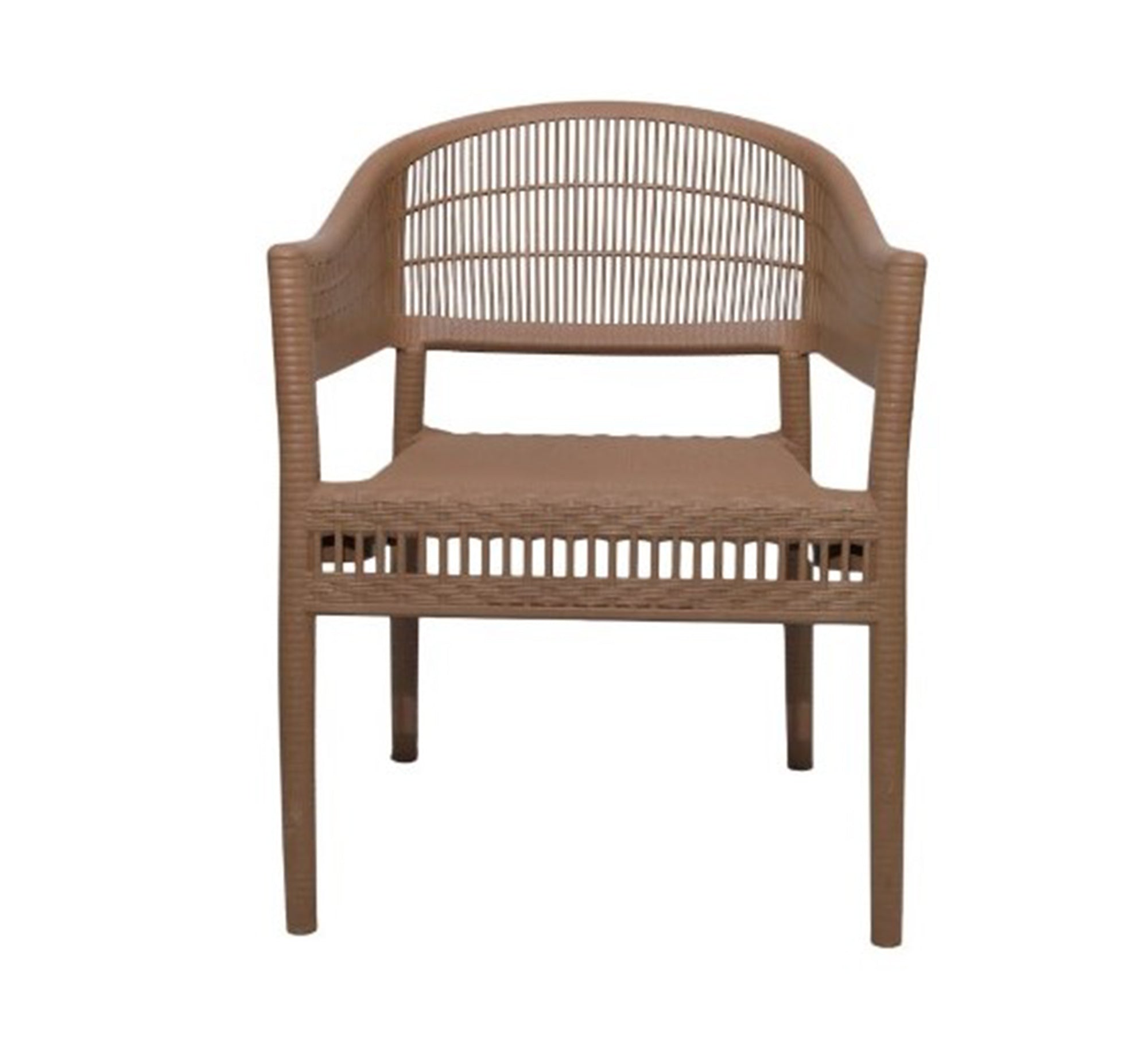 Light brown patio set, comfortable, built - in storage - Vitrine Furniture - Outdoor Products