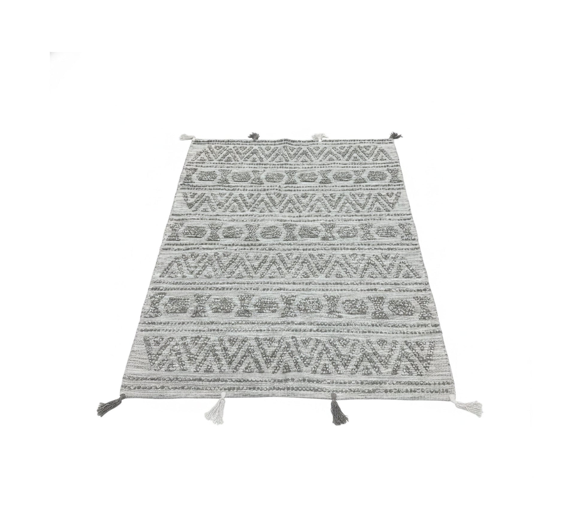 Light gray rug with soft mountain patterns - Vitrine Furniture - Accessories