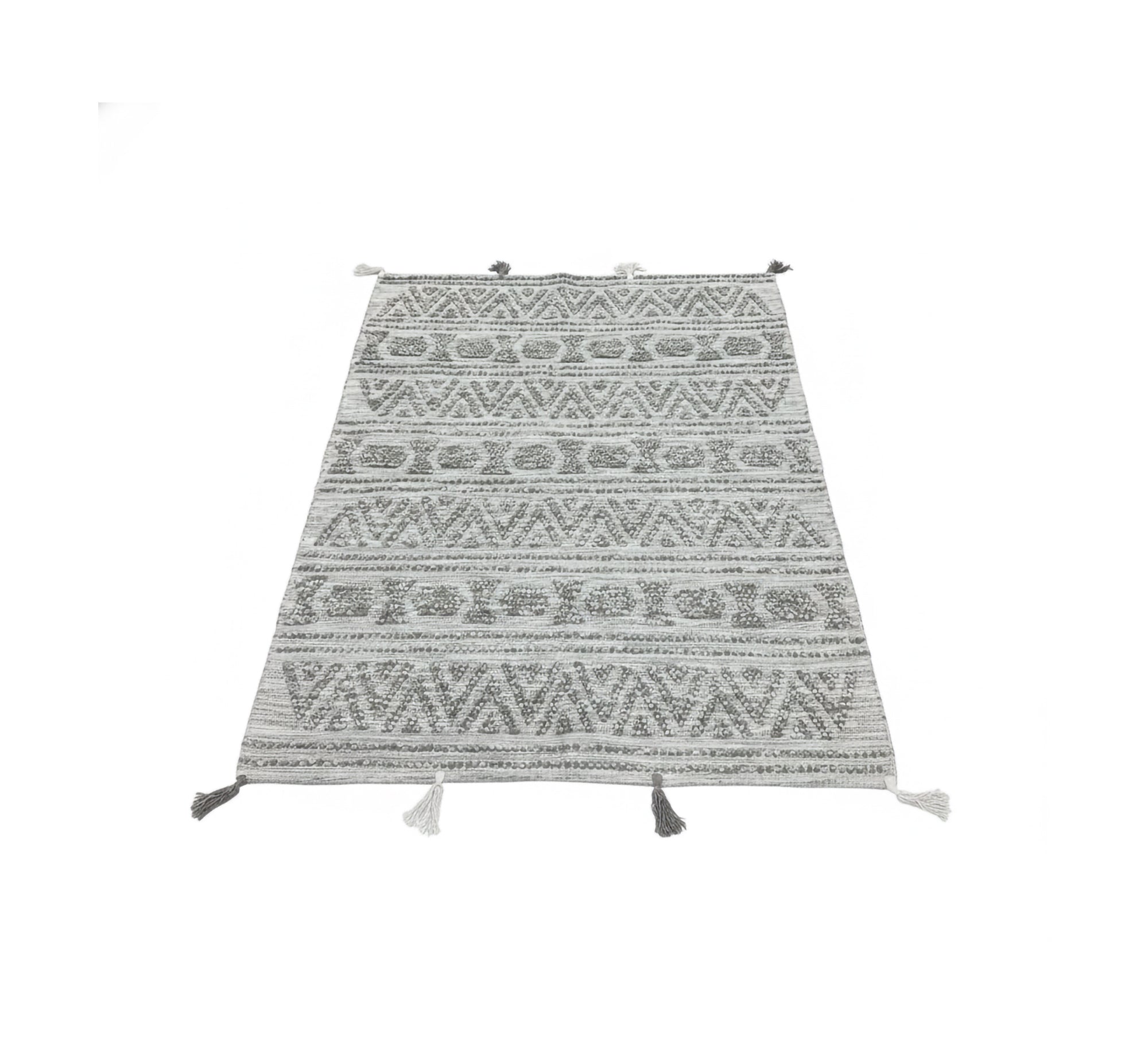 Light gray rug with soft mountain patterns - Vitrine Furniture - Accessories