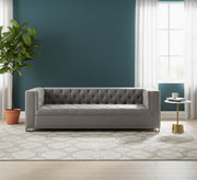 Light gray sofa with high armrests - Vitrine Furniture - Living room Sofas