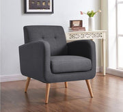 Light grey armchair - Vitrine Furniture - Chairs & Chaise lounge