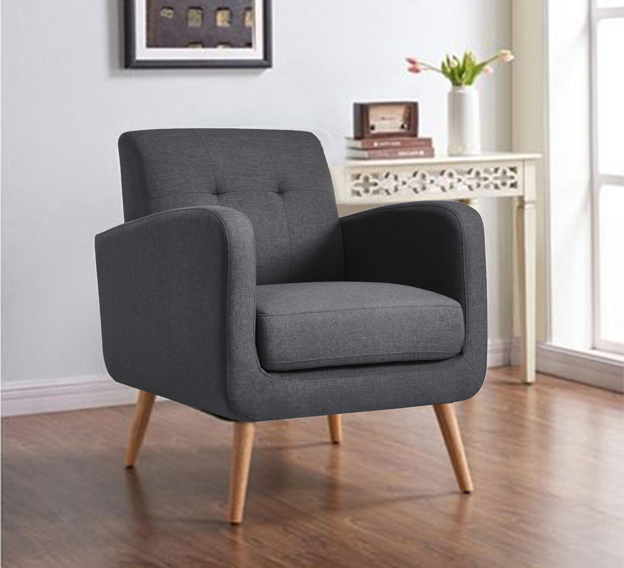 Light grey armchair - Vitrine Furniture - Chairs & Chaise lounge