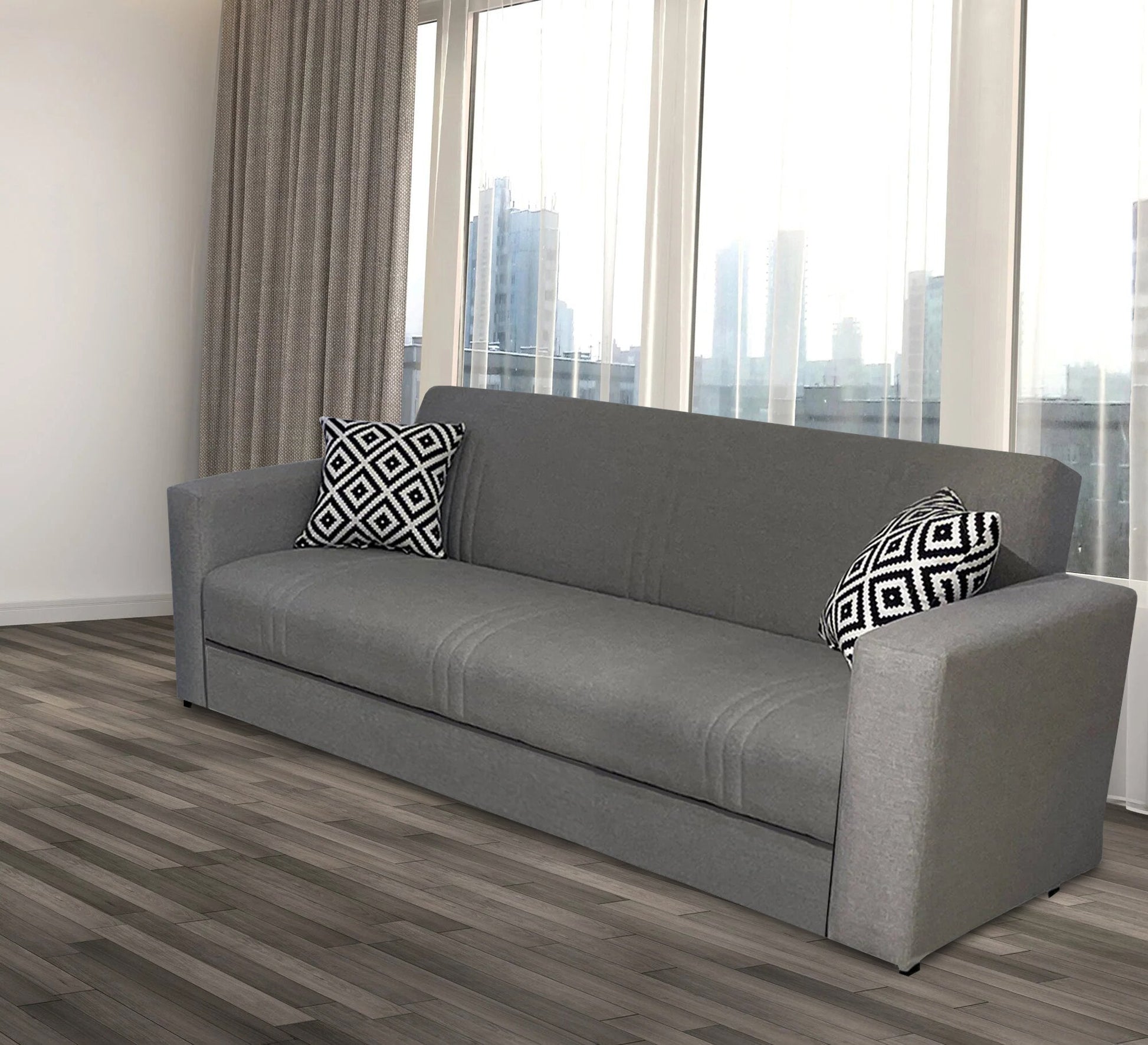 Light Grey Living Room, Chic & Serene Spaces - Vitrine Furniture - Furniture