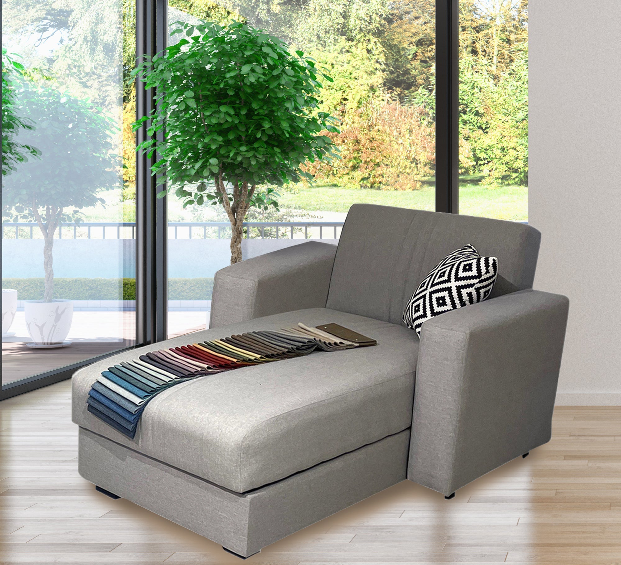 Light Grey Living Room, Chic & Serene Spaces - Vitrine Furniture - Furniture