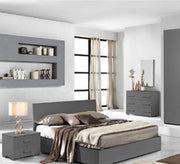 Light grey youth bedroom - Vitrine Furniture - Bed Sets