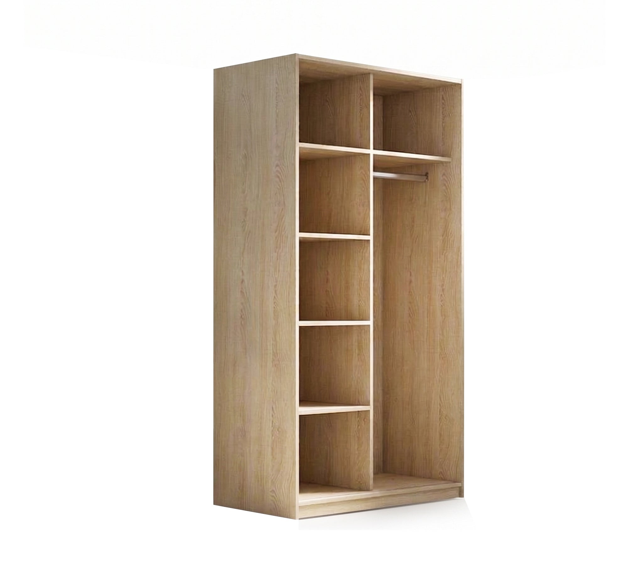 Light wood design sliding wardrobe - Vitrine Furniture - Wardrobes