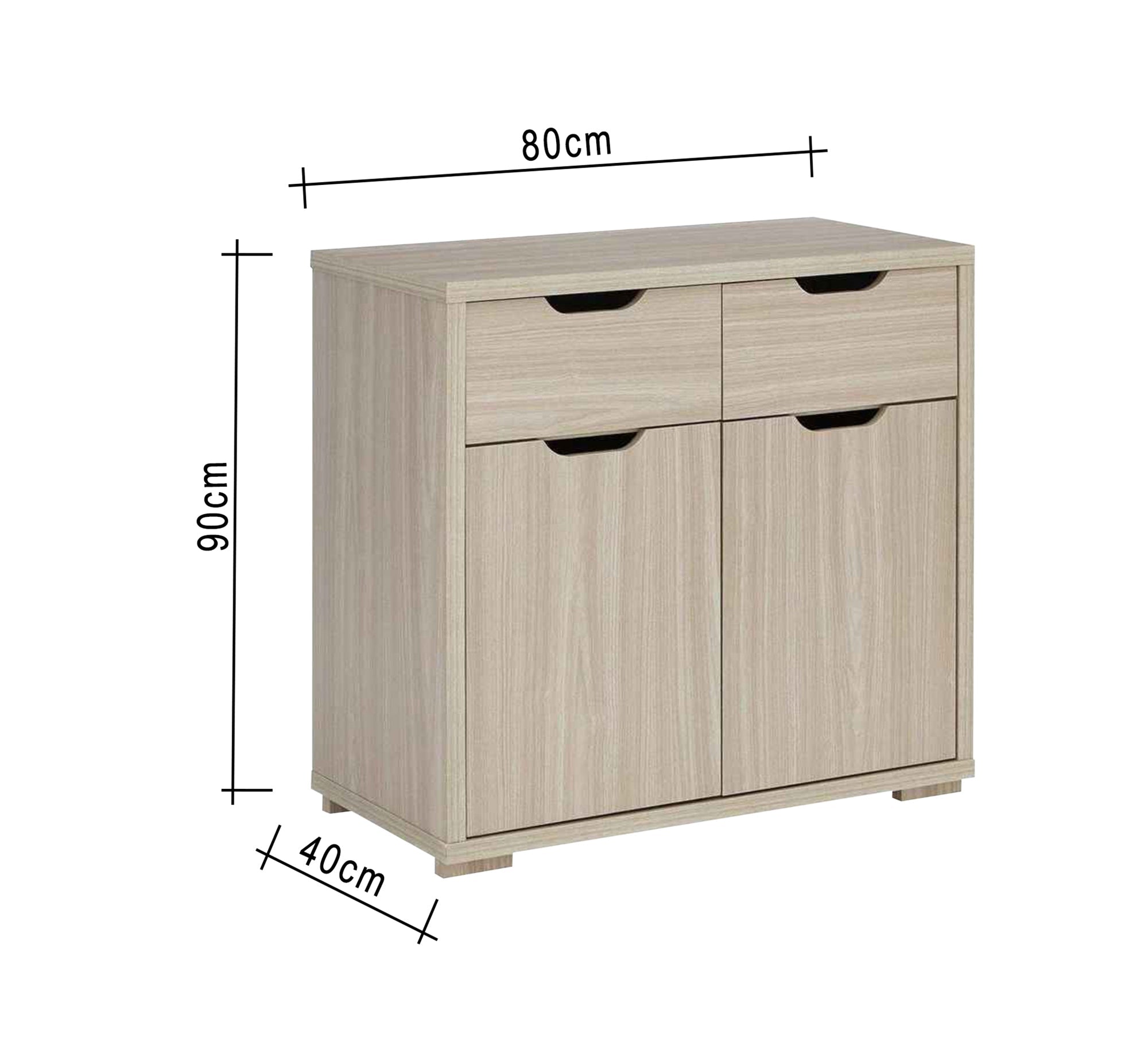 Light wooden beige colorShoe rack - Vitrine Furniture - Furniture