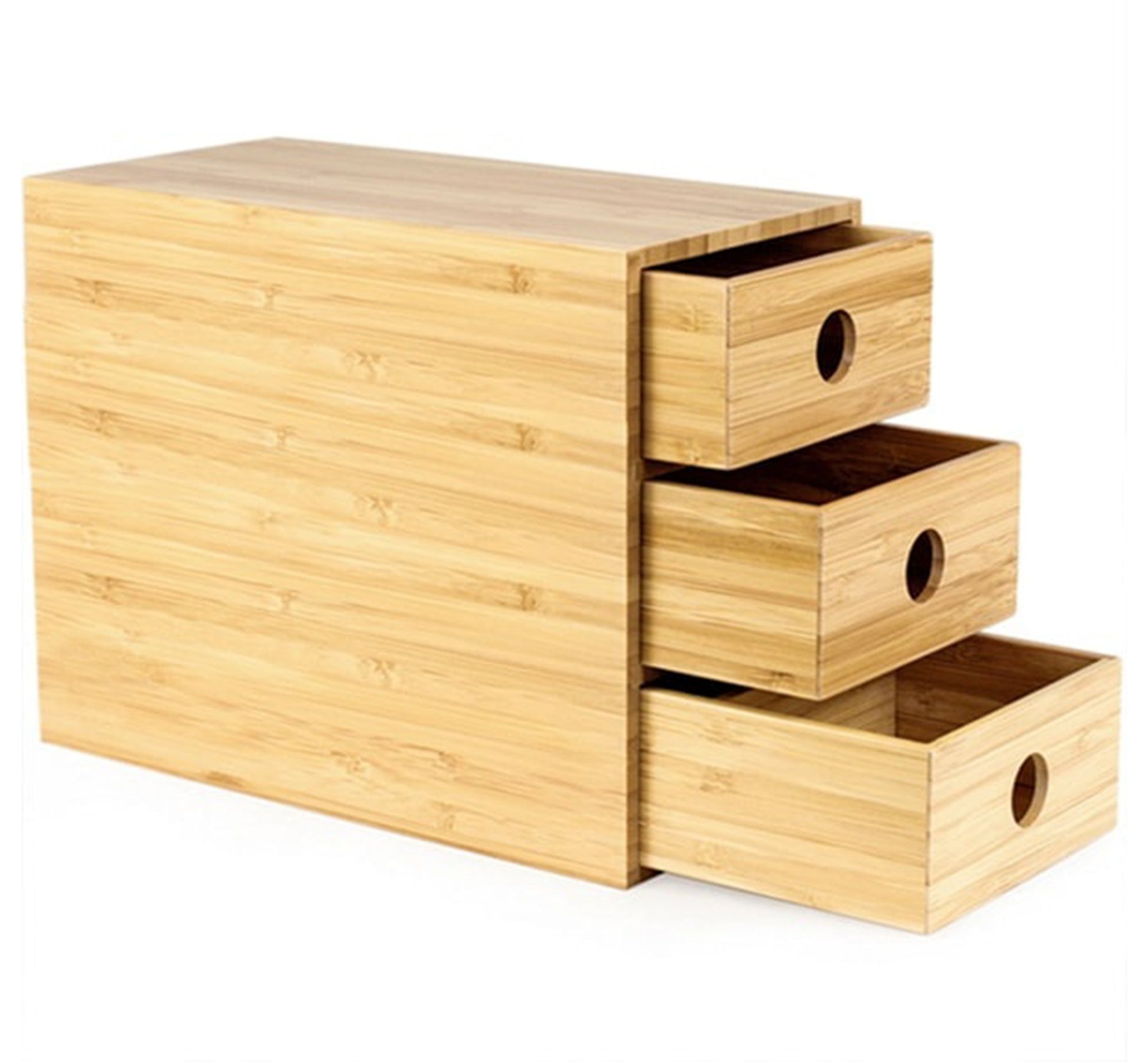 Light wooden beige desk organizer - Vitrine Furniture - Furniture