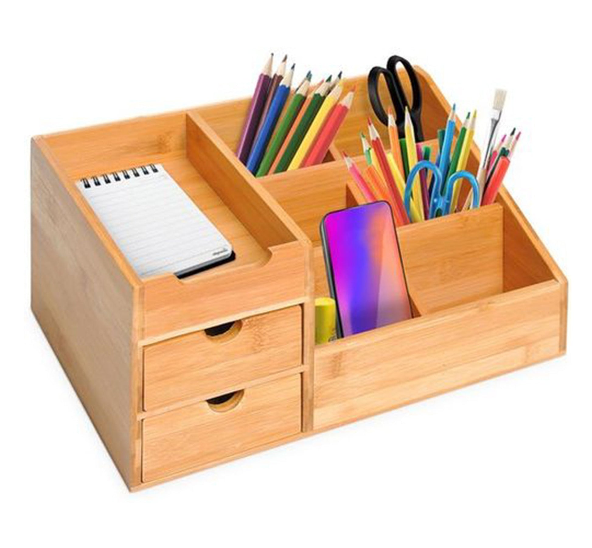 Light wooden desk organizer - Vitrine Furniture - Furniture