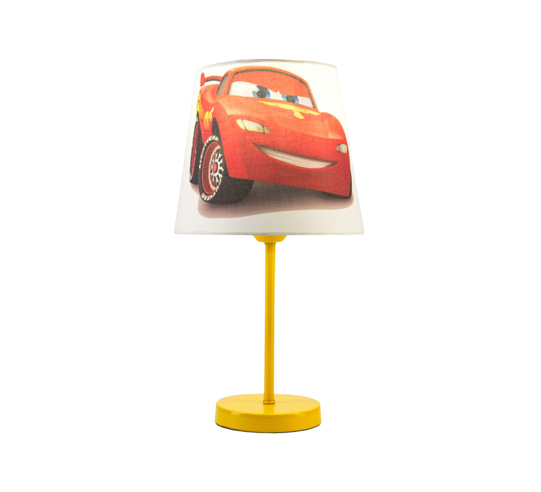 Lightning McQueen Lamp, Cars Light for Your Child's Room with Gold Base - Vitrine Furniture - Lighting
