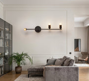 Linear wall or ceiling light fixture in black - Vitrine Furniture - Ceiling lights