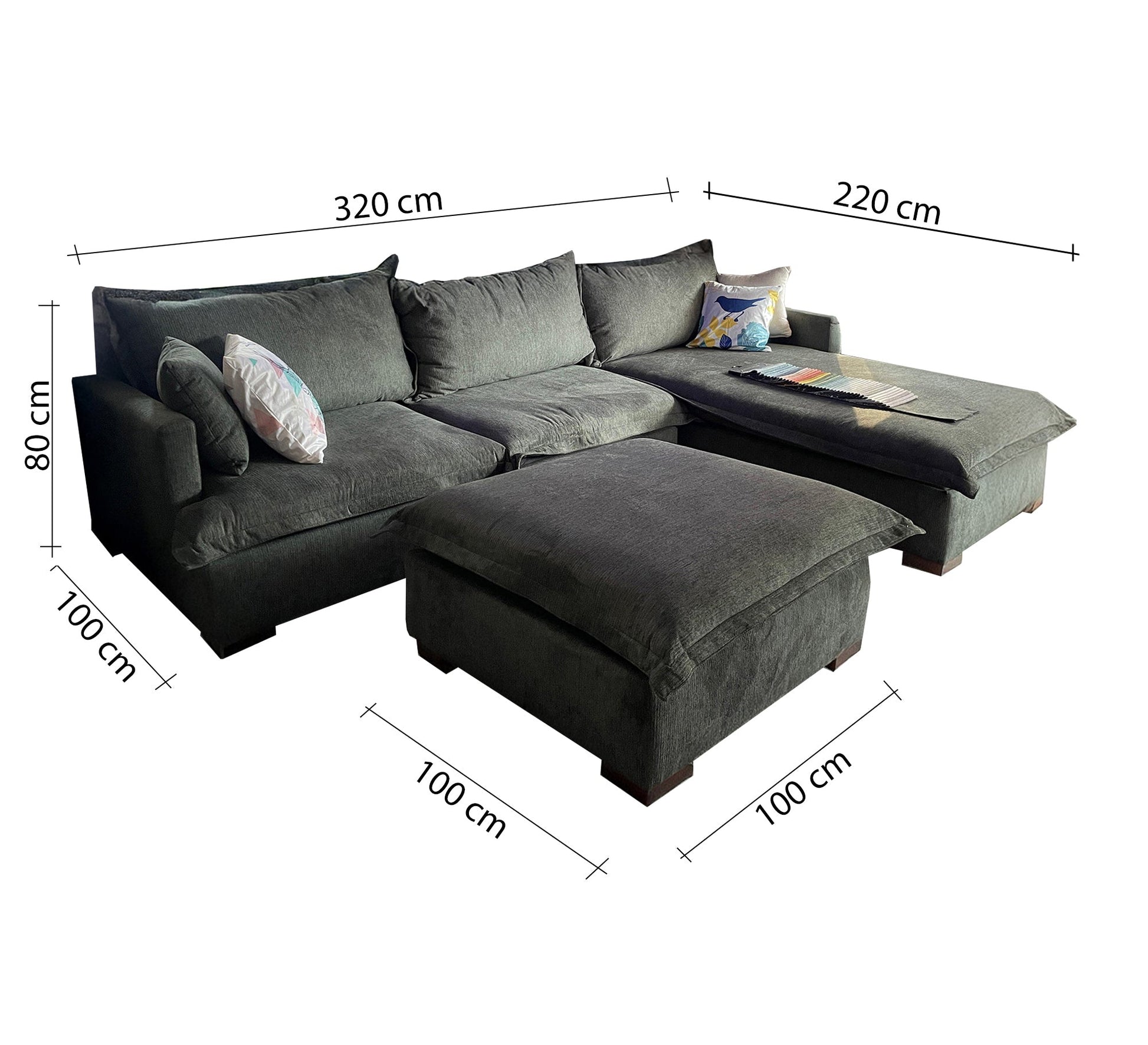 Living Corner with storage - Vitrine Furniture - Furniture