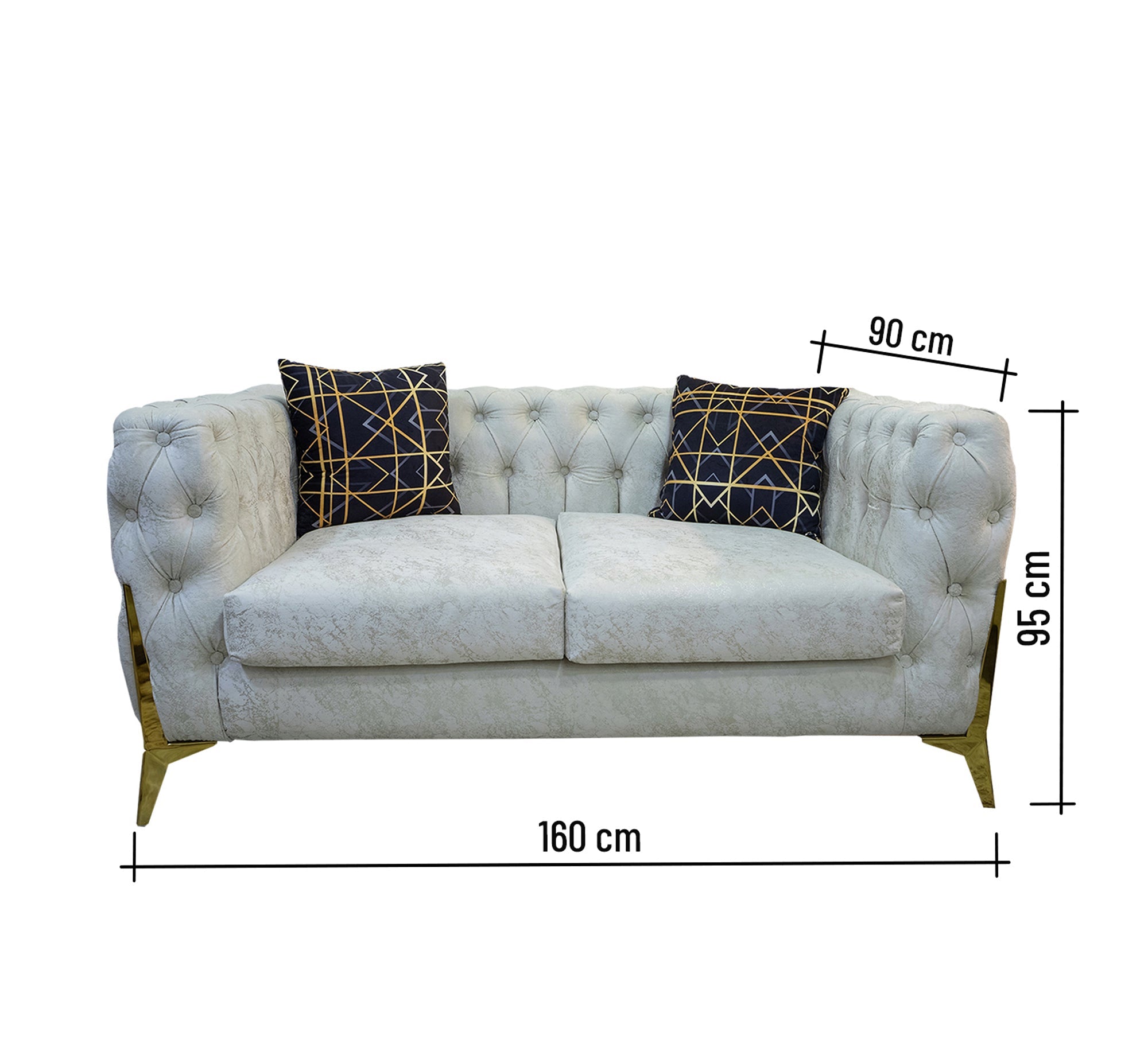 Living: Navy Camo & White Elegance Unleashed - Vitrine Furniture - Living room sets