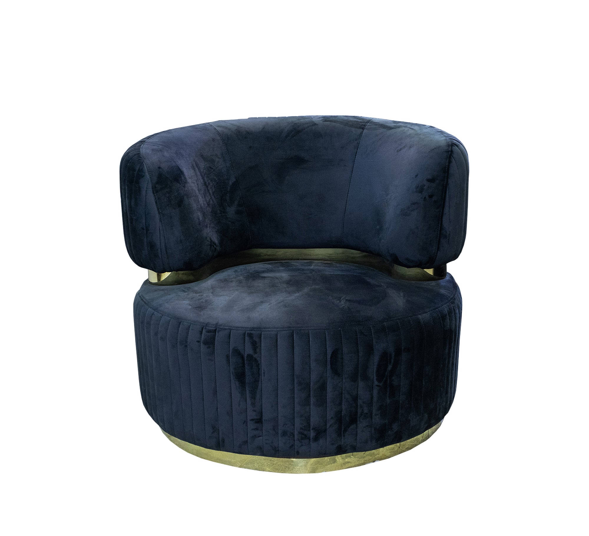 Living Room: Circular Bases, Blue & White Elegance - Vitrine Furniture - Living room sets