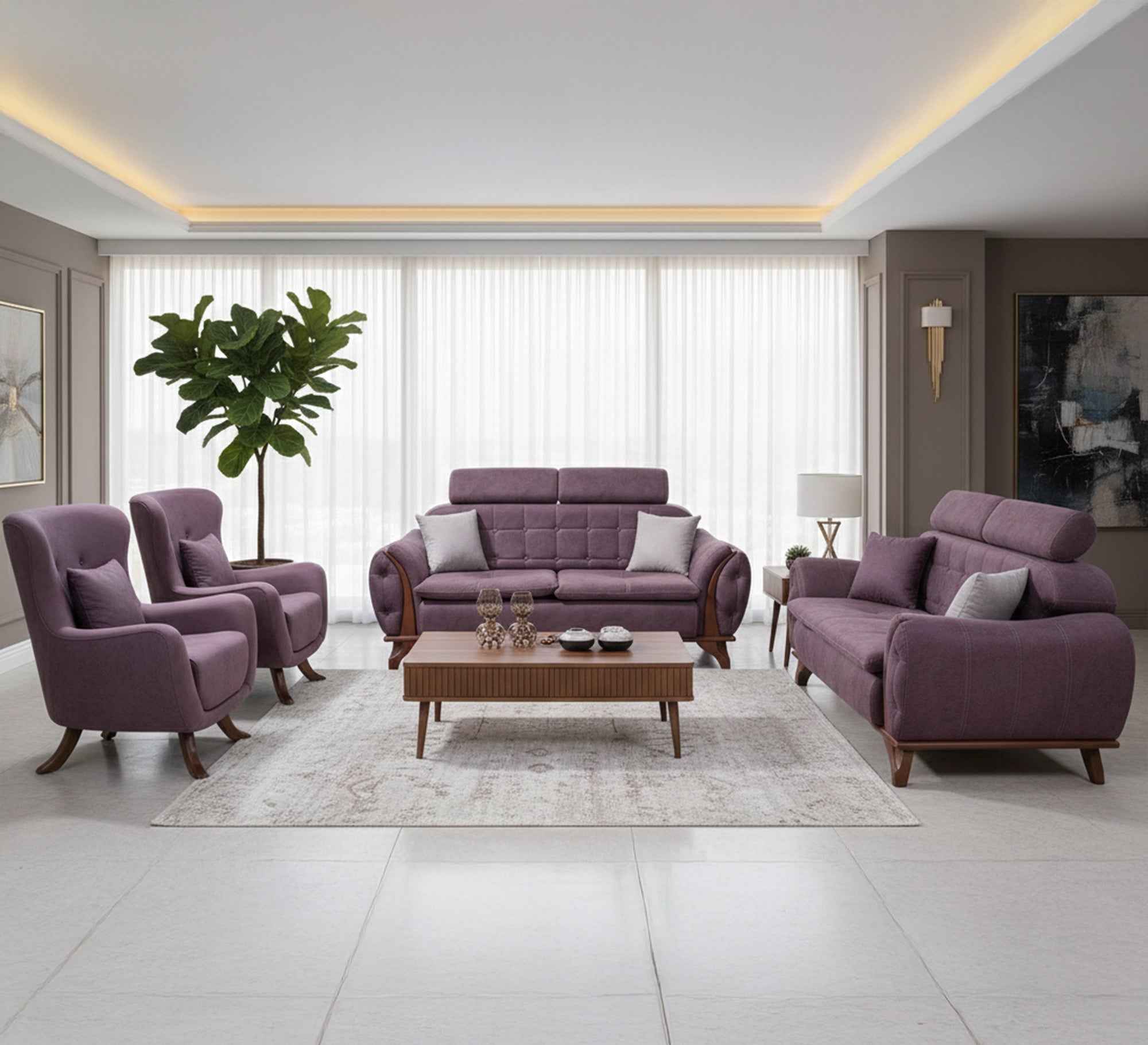 Living Room: Elegant, Cozy, and Vibrant - Vitrine Furniture - Living room sets