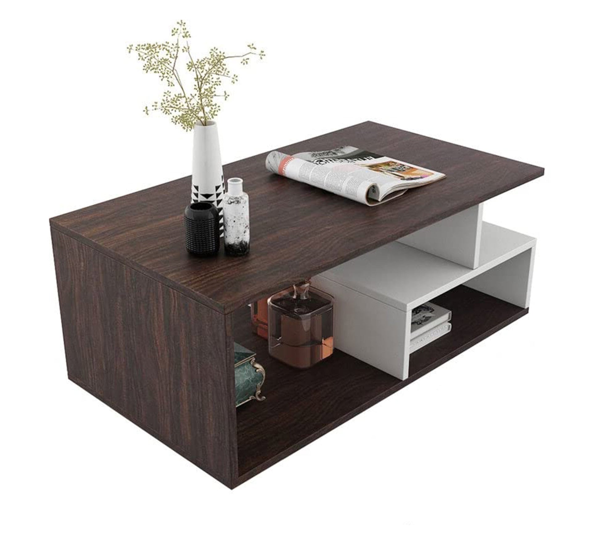 Living room table with built - in shelves - Vitrine Furniture - Furniture