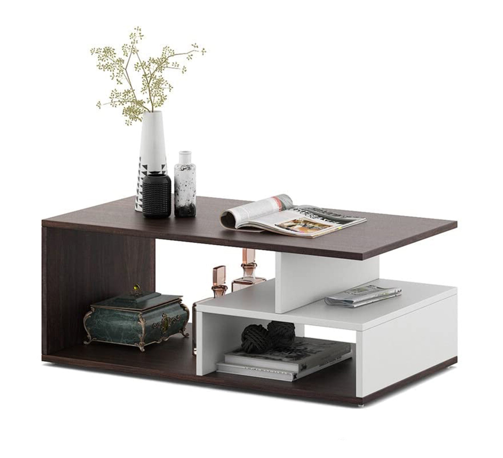 Living room table with built - in shelves - Vitrine Furniture - Furniture