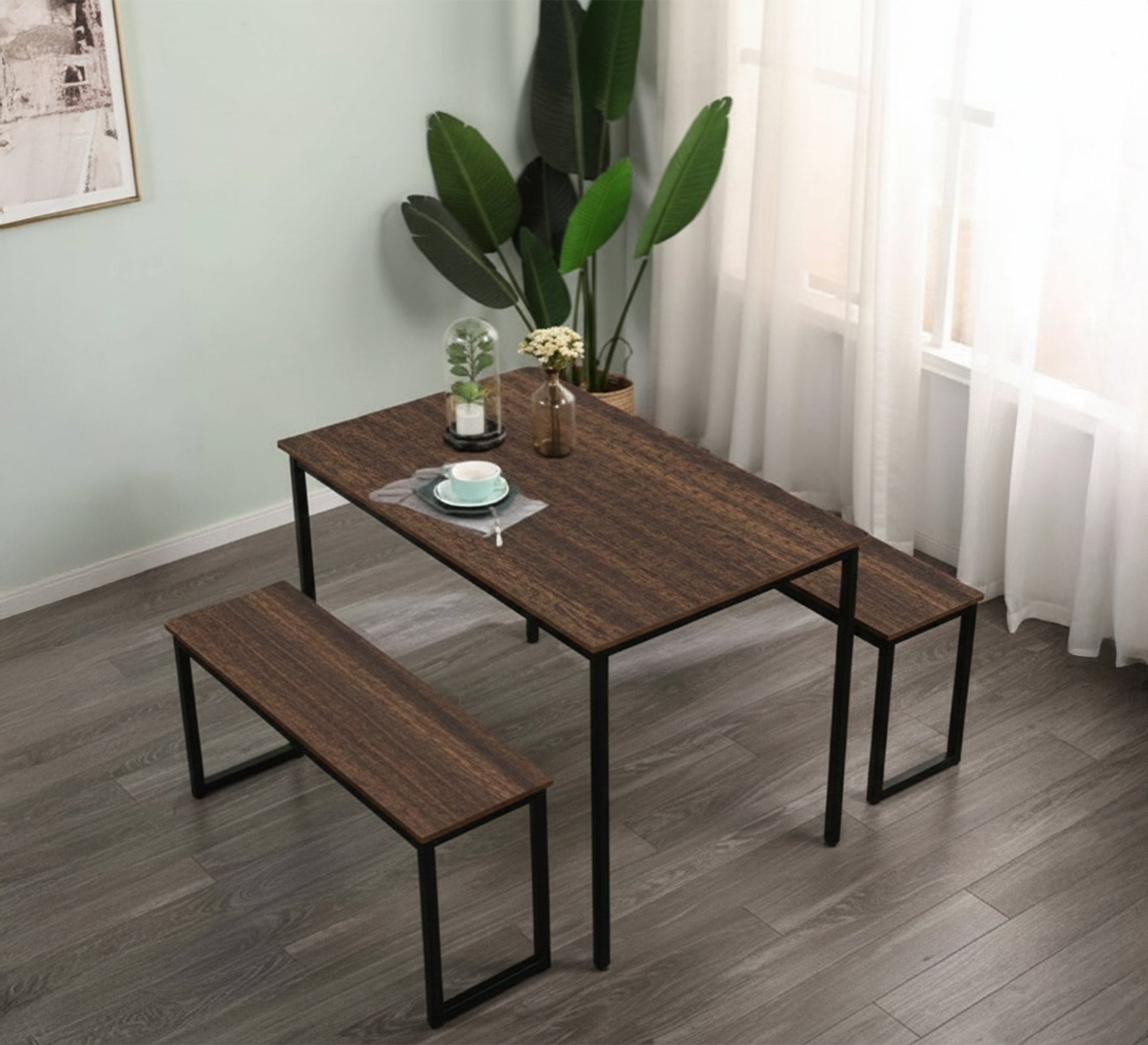 Long dining table set for the kitchen corner - Vitrine Furniture - Furniture