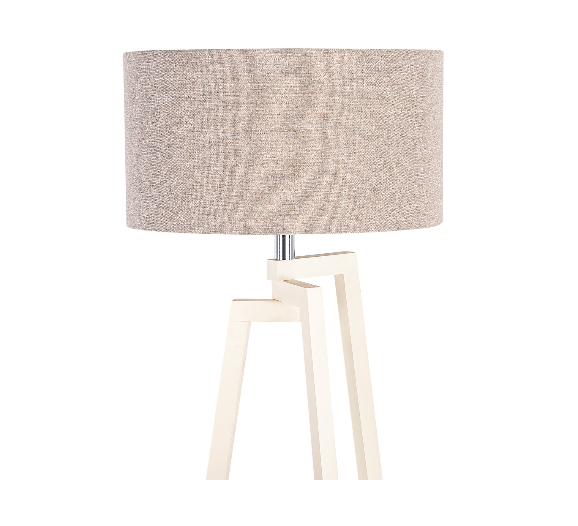 Long Leg Floor Lamp with Beige Shabou - Vitrine Furniture - Lighting