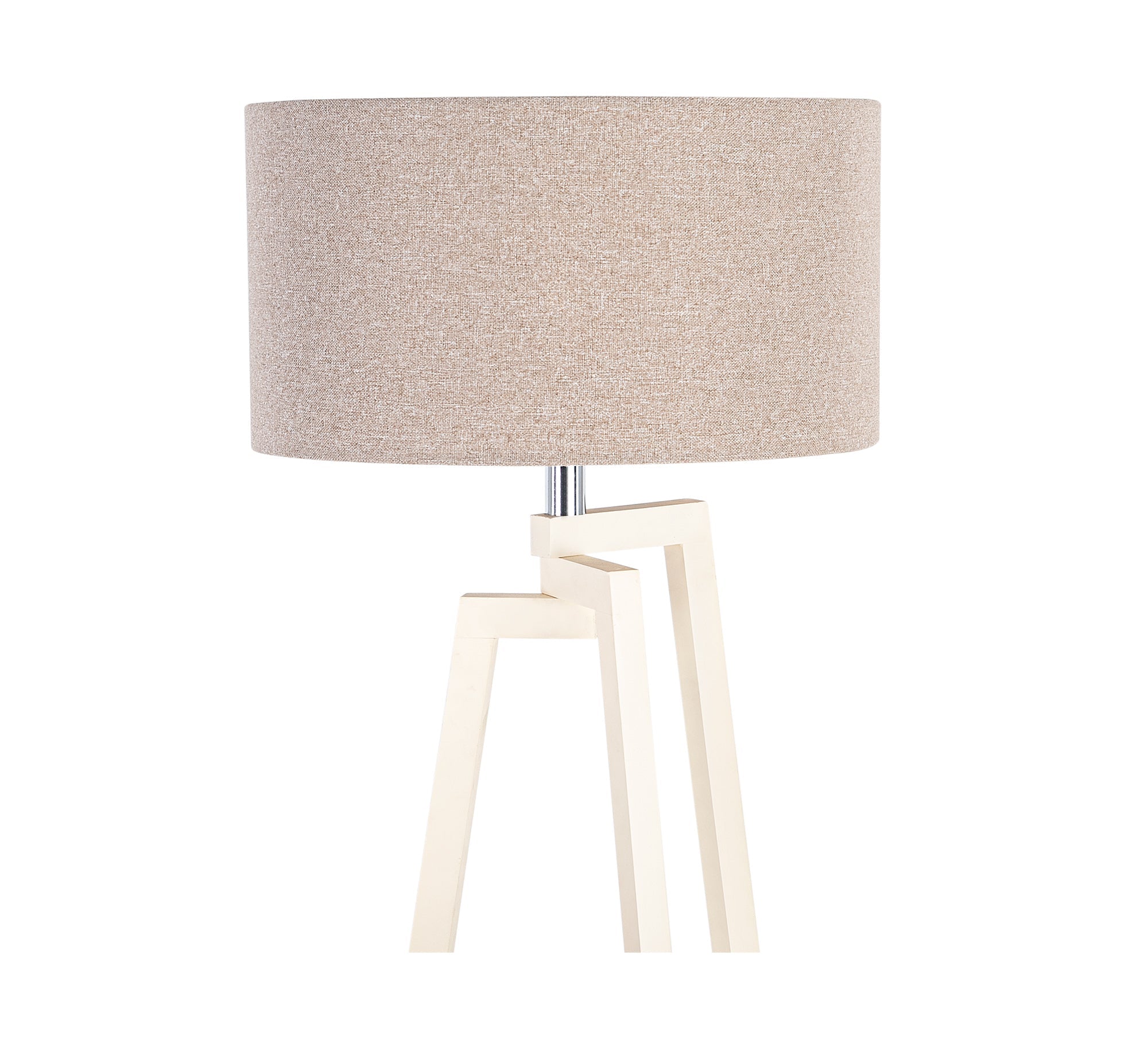 Long Leg Floor Lamp with Beige Shabou - Vitrine Furniture - Lighting