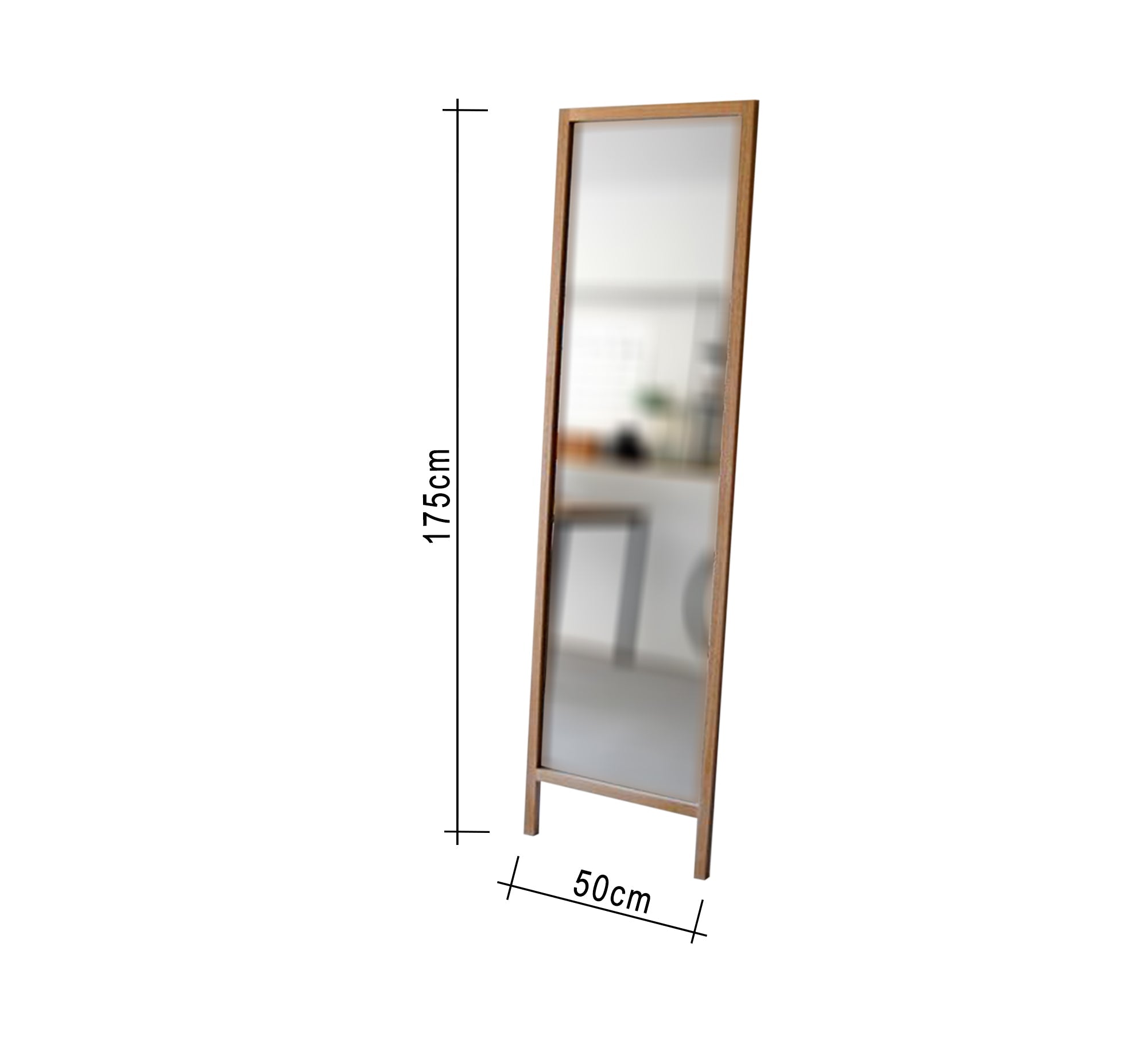 Long - Length Bedroom Mirror for Full View - Vitrine Furniture - Décor