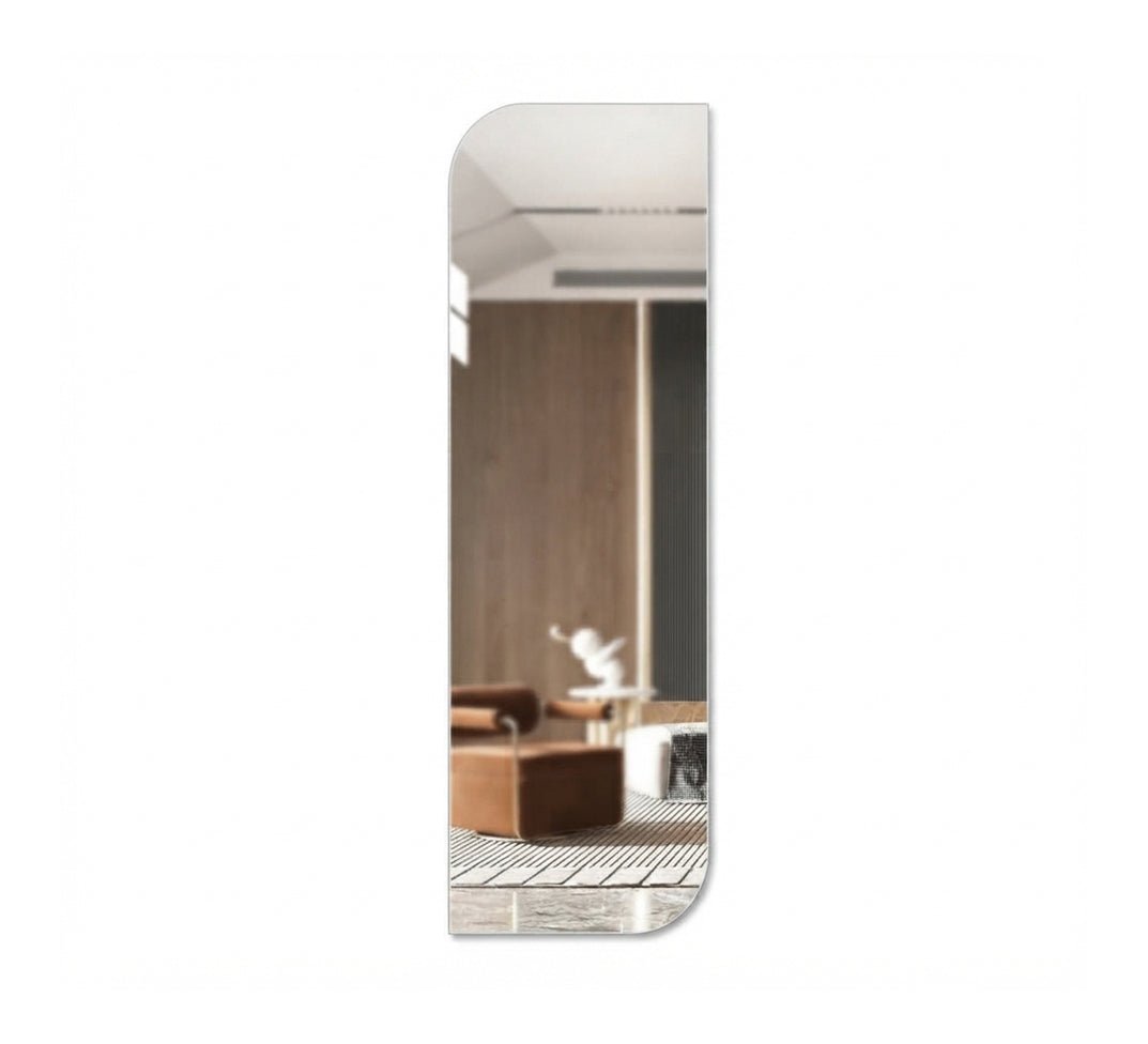 Long-length mirror with a single curved angle - Vitrine Furniture - Mirrors